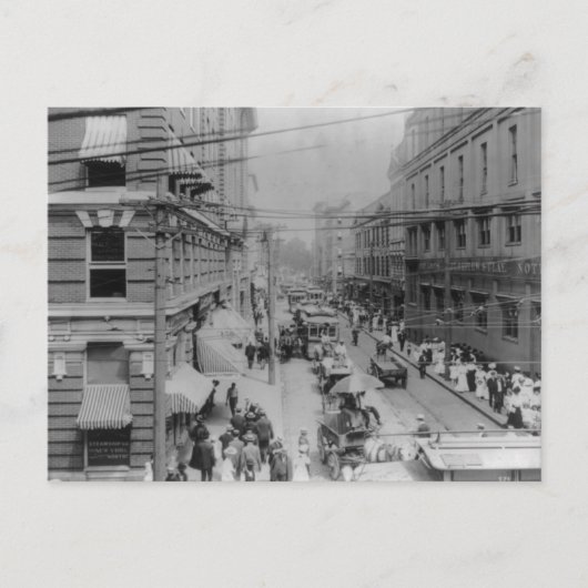 Norfolk, Virginia circa 1906 Postcard - Granby St. Postkarte (Vorderseite)