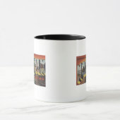 Norfolk, Virginia - Große Buchstabenszenen Tasse (Zentrum)