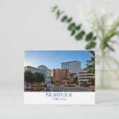 Norfolk, Virginia Postkarte (Stehend Vorderseite)