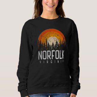 Norfolk Virginia VA Vintag 70er 80er 90s Retro Sweatshirt