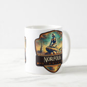 Norfolk, Virginia | VINTAG Kaffeetasse (VorderseiteRechts)