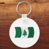 Norfolkinsel Flag Schlüsselanhänger (Vorderseite)