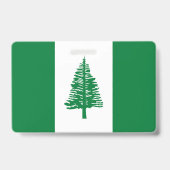 Norfolkinsel-Flagge Ausweis (Rückseite)