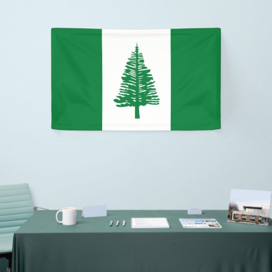 Norfolkinsel-Flagge Banner (Messeveranstaltung)