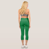 Norfolkinsel-Flagge Capri Leggings (Rückseite)
