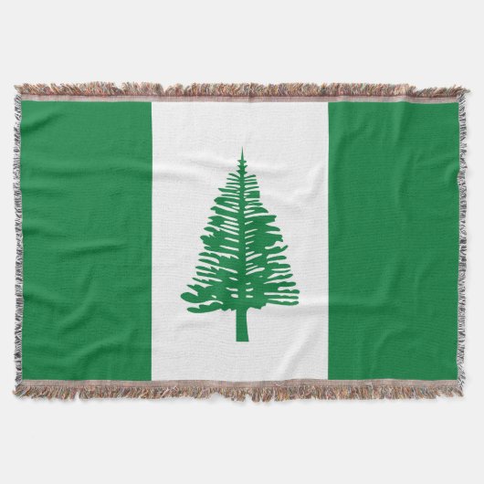 Norfolkinsel-Flagge Decke (Vorderseite)