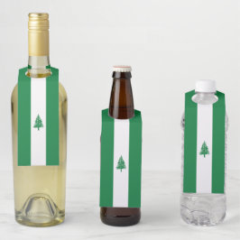 Norfolkinsel-Flagge Flaschenanhänger