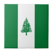 Norfolkinsel-Flagge Fliese (Vorderseite)