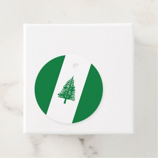 Norfolkinsel-Flagge Geschenkanhänger (Beispiel)