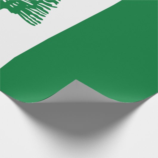 Norfolkinsel-Flagge Geschenkpapier (Ecke)