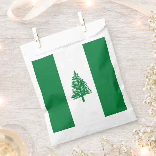 Norfolkinsel-Flagge Geschenktütchen (Ausgeschnitten)