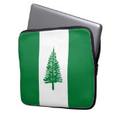 Norfolkinsel-Flagge Laptopschutzhülle (Vorderseite Links)