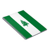 Norfolkinsel-Flagge Notizblock (Rechte Seite)