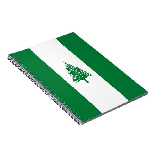 Norfolkinsel-Flagge Notizblock (Rechte Seite)