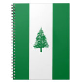 Norfolkinsel-Flagge Notizblock (Vorderseite)