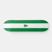 Norfolkinsel-Flagge Skateboard (Horizontal)