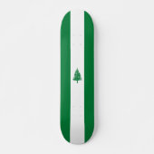Norfolkinsel-Flagge Skateboard (Vorne)
