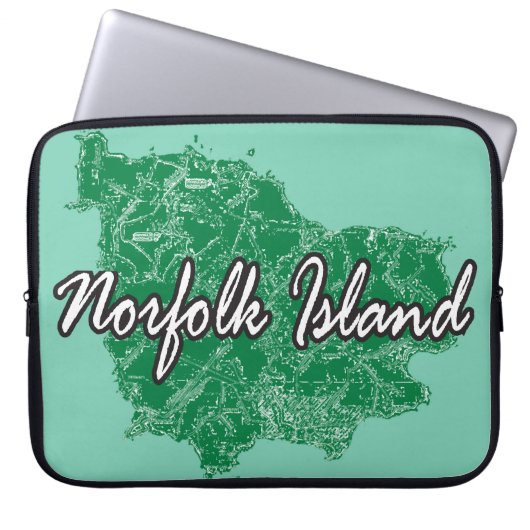 Norfolkinsel Laptopschutzhülle (Vorderseite)