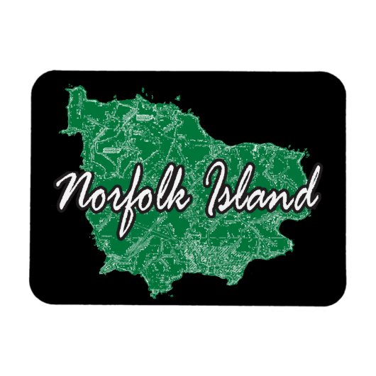 Norfolkinsel Magnet (Horizontal)