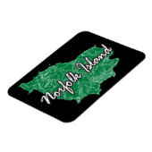 Norfolkinsel Magnet (Linke Seite)