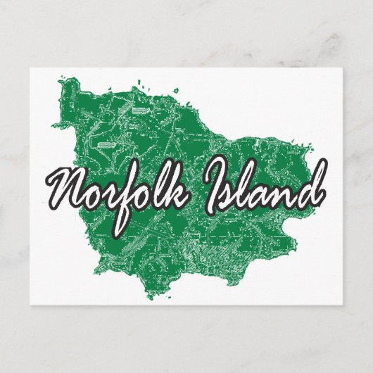 Norfolkinsel Postkarte (Vorderseite)