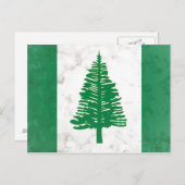 Norfolkinsel Postkarte (Vorne/Hinten)