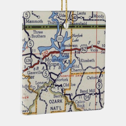 Norfork Lake Keramikornament (Rechts)