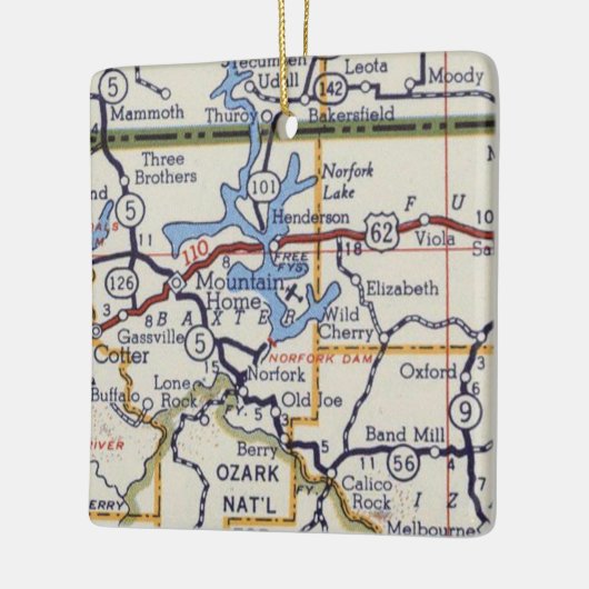 Norfork Lake Keramikornament (Links)