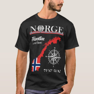 Norge Adventure ist da draußen Norwegen T-Shirt