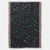 Norge am nächtlichen Wurf Decke (Vorderseite Vertikal)