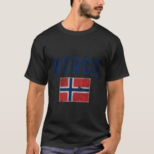 Norge Flag Norwegische Zuhause Liebe T-Shirt