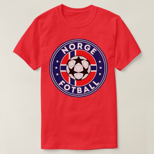 Norge Fotball T-Shirt (Design vorne)
