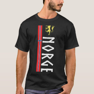 Norge Fußballtrikot Hemd Flagge Norwegens Norwegis T-Shirt