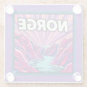 Norge Norway Geirangerfjords Fjords Coaster Glasuntersetzer (Rückseite)