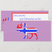 Norge Norwegen Einladung (Vorne/Hinten)