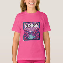 Norge Norwegen Geirangerfjorde Fjorde Kinder T-Shi