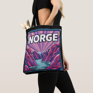 Norge Norwegische Geirangerfjord Fjorde Einkaufsta Tasche