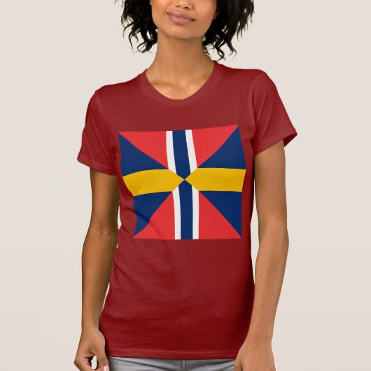 Norge Sverige Sildesalaten, Norwegen T-Shirt (Vorderseite)