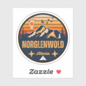 Norglenwold, Alberta Aufkleber (Blatt)
