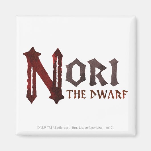 Nori Name Magnet (Vorne)