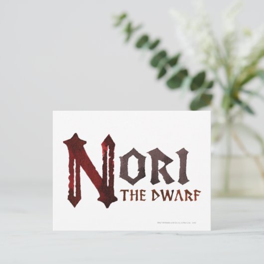 Nori Name Postkarte (Stehend Vorderseite)