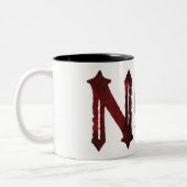 Nori Name Zweifarbige Tasse (Links)