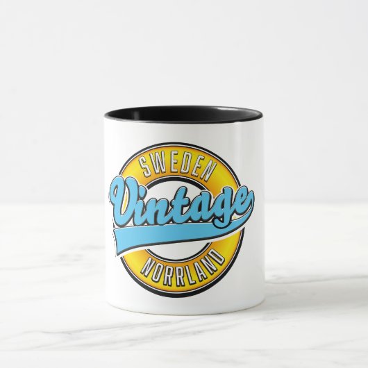 Norland Schweden Vintages Logo Tasse (Zentrum)