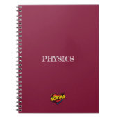 Norma Heart Maroon Notizblock (Vorderseite)