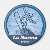 Norma Skistation - Snowboard Magnet (Vorne)