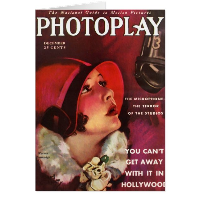 Norma Talmadge stille Schirm-Schauspielerin-Karte (Vorne)