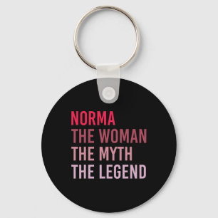 Norma The Woman Myth Legend Personalisierter Name Schlüsselanhänger