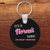 Norma, was man den Namen nicht verstehen würde Schlüsselanhänger (Vorderseite)
