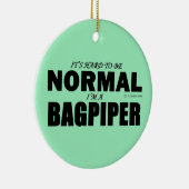 Normal Bagpiper Keramik Ornament (Rechts)