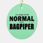 Normal Bagpiper Keramik Ornament (Links)